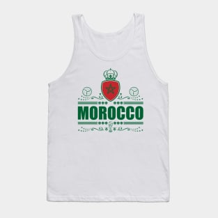 MOROCCO FOOTBALL GIFTS | VIGNETTE LINEART Tank Top